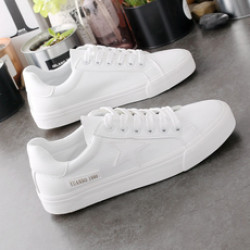 柏卡狮夏季女款透气内增高小白鞋