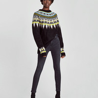 ZARA 08527051800 女士高腰紧身裤