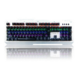 AULA 狼蛛 F2008 混光机械键盘 黑轴 黑色 RGB
