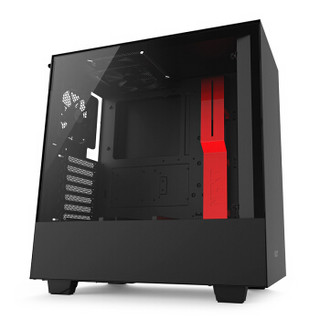 NZXT 恩杰 H500 ATX机箱 红黑