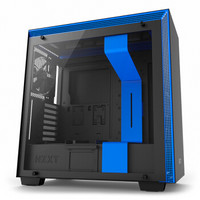 NZXT 恩杰 H700 ATX机箱 蓝黑