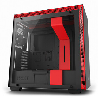 NZXT 恩杰 H700 ATX机箱 红黑