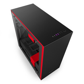 NZXT 恩杰 H700 ATX机箱 红黑