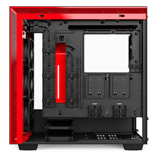 NZXT 恩杰 H700 ATX机箱 红黑