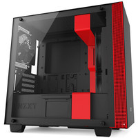 NZXT 恩杰 H400 M-ATX机箱 红黑