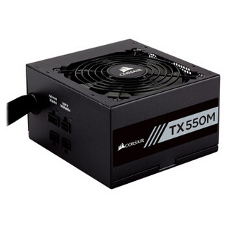 CORSAIR 美商海盗船 TX550M 额定550W 半模组 电源（80PLUS金牌）