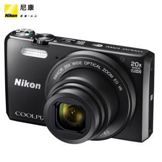 Nikon 尼康 COOLPIX S7000 数码相机 黑色