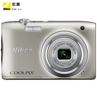 Nikon 尼康  Coolpix A100 便携数码相机 银色