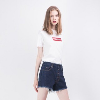 MOUSSY 010BAA90-5000 女士T恤