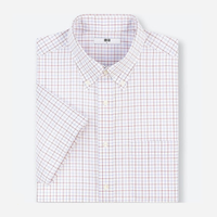 UNIQLO 优衣库 408029 男士短袖格子衬衫