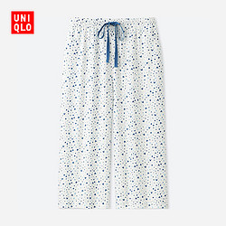 UNIQLO 优衣库 MICKEY BLUE RELACO 412389 女士七分裤