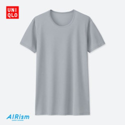 优衣库 UNIQLO 优衣库 403525  男士AIRism网眼圆领T恤