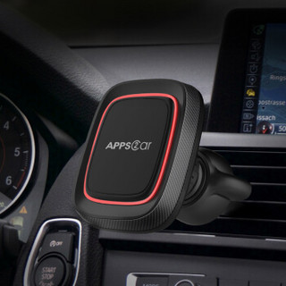 APPS2CAR 锦驰 磁吸出风口支架 车载手机支架磁性 M02-AV2S (红色)