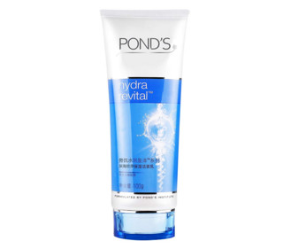 旁氏（POND'S）水润盈泽系列 深海胶原 保湿洁面乳100g *8件