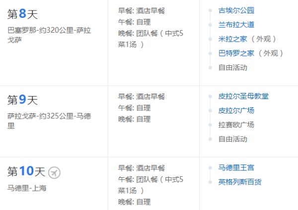 高品质跟团游 上海-西班牙+葡萄牙11天9晚(优质航司往返+全程四星酒店)