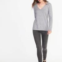 OLD NAVY 000133347 女士V领长袖针织衫