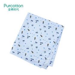 全棉时代（PurCotton） 全棉时代（Purcotton）婴儿纱布浴巾80x140cm， 1条装 星际呦呦+白底蓝星 80x140cm *2件