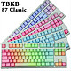 TBKB 87 104 TBKB Classic彩虹键帽 原厂樱桃轴 游戏机械键盘包邮