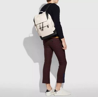 COACH 蔻驰 manhattan backpack in colorblock 男士双肩背包