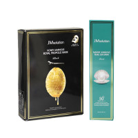 JM solution 海洋珍珠防晒喷雾 SPF50+ 180ml + 水光蜂蜜面膜 10片