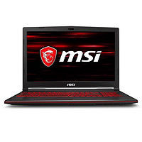 MSI 微星 GL63 8RE-416CN 15.6英寸 笔记本电脑(黑色、酷睿i7-8750H、8GB、128GB SSD+1TB HDD、GTX 1060 6G)