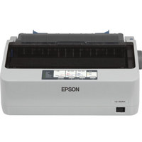 EPSON 爱普生 LQ-300KH 滚筒式针式打印机（80列）小巧 便携 智能