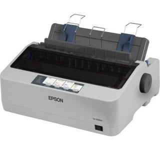 EPSON 爱普生 LQ-300KH 滚筒式针式打印机（80列）小巧 便携 智能