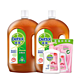 Dettol 滴露 消毒液套装（1.8L*2+800g洗手液）  *2件