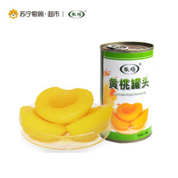 徽砀 黄桃罐头 425克*6罐 礼盒装 *7件