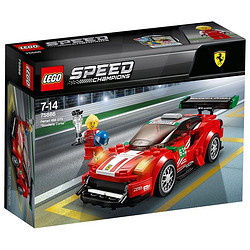  LEGO 乐高 Speed赛车系列 75886 法拉利 488 GT3 Scuderia Corsa车队 