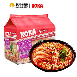 可口 KOKA 泰式酸辣味快熟面 85g*5袋