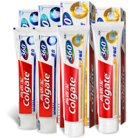 Colgate 高露洁 360°全面口腔牙膏套装 (修护牙釉质200g*2支+健康美白200g*2支)