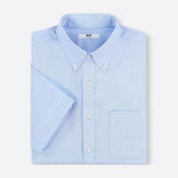 UNIQLO 优衣库 406594 男士提花短袖衬衫