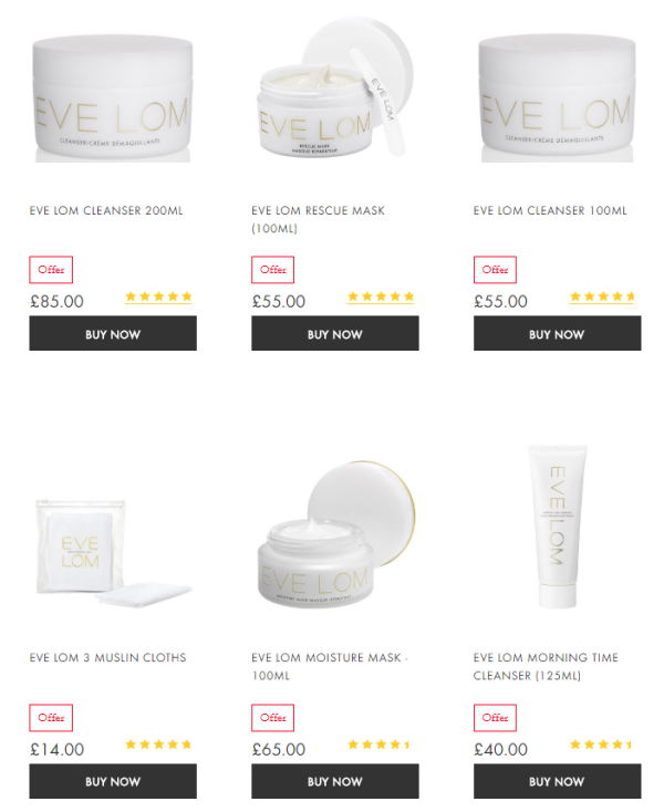 BEAUTY EXPERT 精选 EVE LOM 护肤专场
