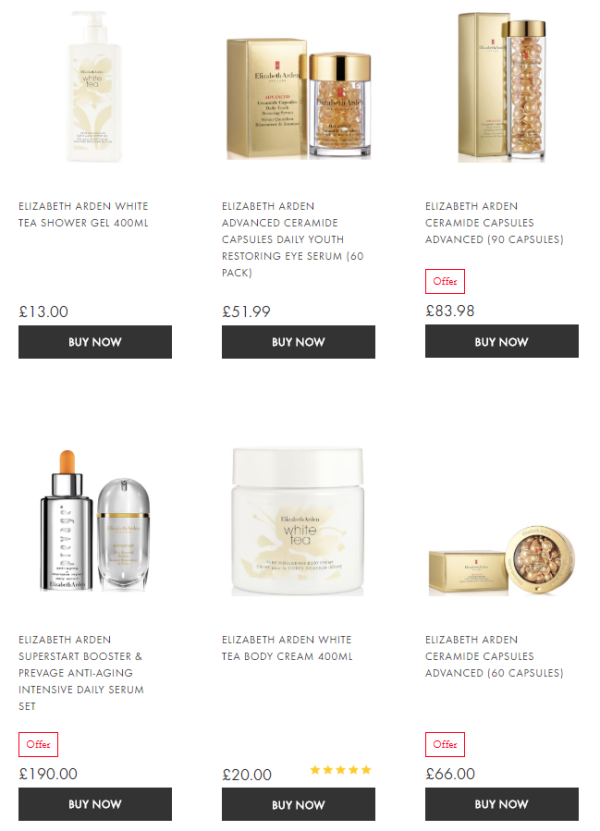 BEAUTY EXPERT 精选 Elizabeth Arden 伊丽莎白·雅顿护肤专场