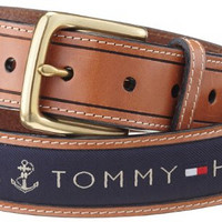 TOMMY HILFIGER 汤米·希尔费格 08-4618-42 男士织物镶嵌皮带