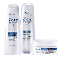 Dove 多芬 深度损伤理护洗发护发发膜三部曲 (洗发乳400ml+护发素400ml+发膜200ml)