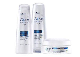  Dove 多芬 深度损伤理护洗发护发发膜三部曲 (洗发乳400ml+护发素400ml+发膜200ml)