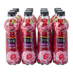 MinuteMaid 美汁源 爽粒花语 红葡萄汁饮料 420ml*12瓶 整箱装 *3件