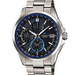 CASIO 卡西欧 OCEANUS 海神 OCW-T2600-1AJF 男士太阳能电波腕表