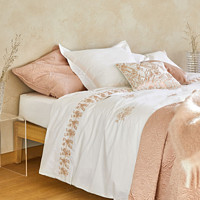 Zara Home 46751088620 含羞草刺绣被套