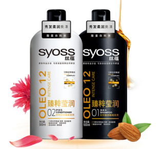 syoss 丝蕴 臻粹莹润洗护套装(洗发水500ml+护发素500ml)