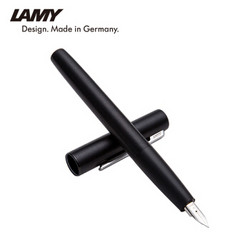 LAMY 凌美 Aion永恒系列 时尚商务办公钢笔签字笔墨水笔 黑色标准EF尖