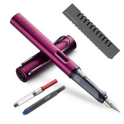 LAMY 凌美 Al-star恒星系列钢笔 EF尖 紫红色 龙骨盒套装