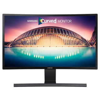  SAMSUNG 三星 S24E500C 23.6英寸 LED背光曲面显示器 (1920 x 1080、4000R)