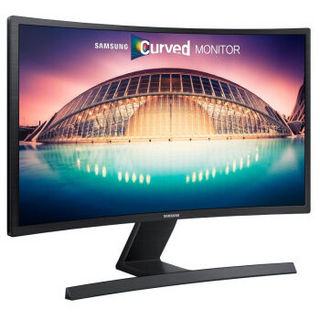  SAMSUNG 三星 S24E500C 23.6英寸 LED背光曲面显示器 (1920 x 1080、4000R)