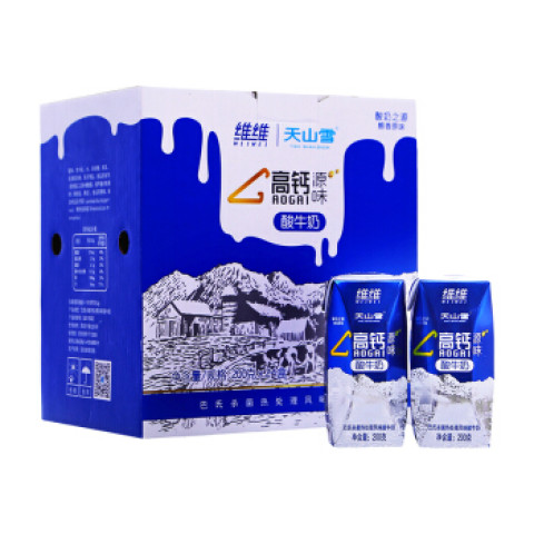 移动端:维维 天山雪 常温希腊风味酸奶 200g*2