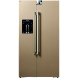 西门子(SIEMENS) 585升 变频风冷智能冰箱双开门对开门冰箱 制冰机家居互联（浅金色） BCD-585W(KA92DS30TI)