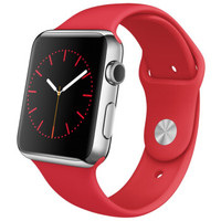 Apple Watch 42毫米不锈钢表壳 (PRODUCT)RED运动型表带 智能手表