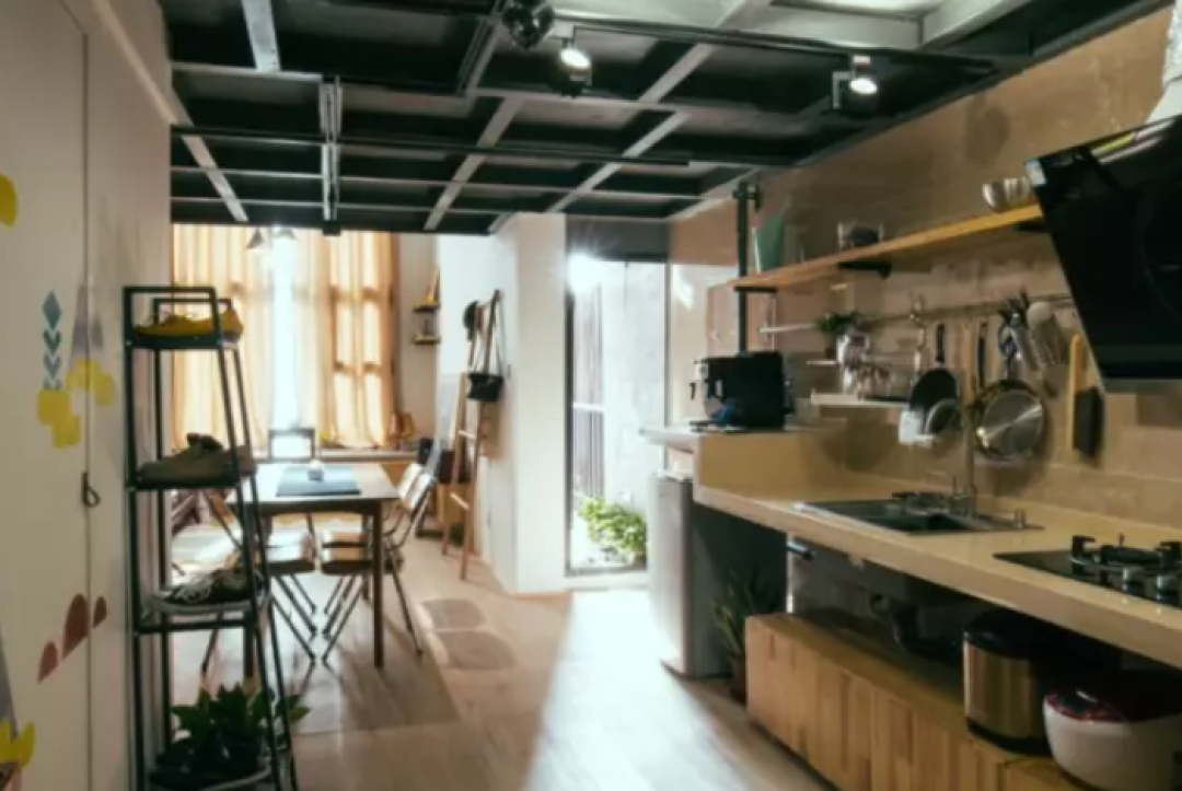 10w搞定80m²loft软硬装, 他家有最大的窗和好看耐脏的吊顶